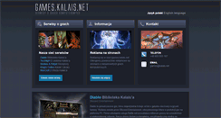 Desktop Screenshot of games.kalais.net